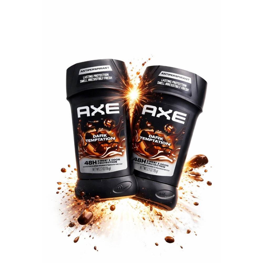 2 Pack AXE Dark Temptation Antiperspirant Stick 48Hr 2.7oz Men
